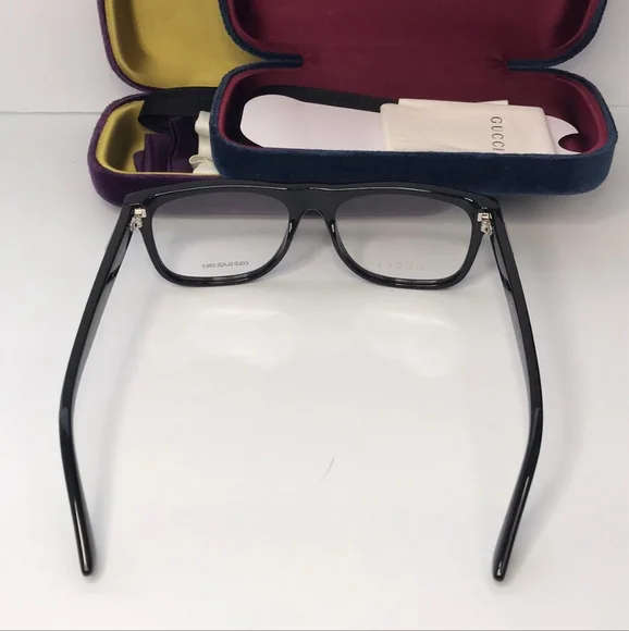 💯 Original GUCCI GG1117O FLAT TOP FRAMES IN BLACK